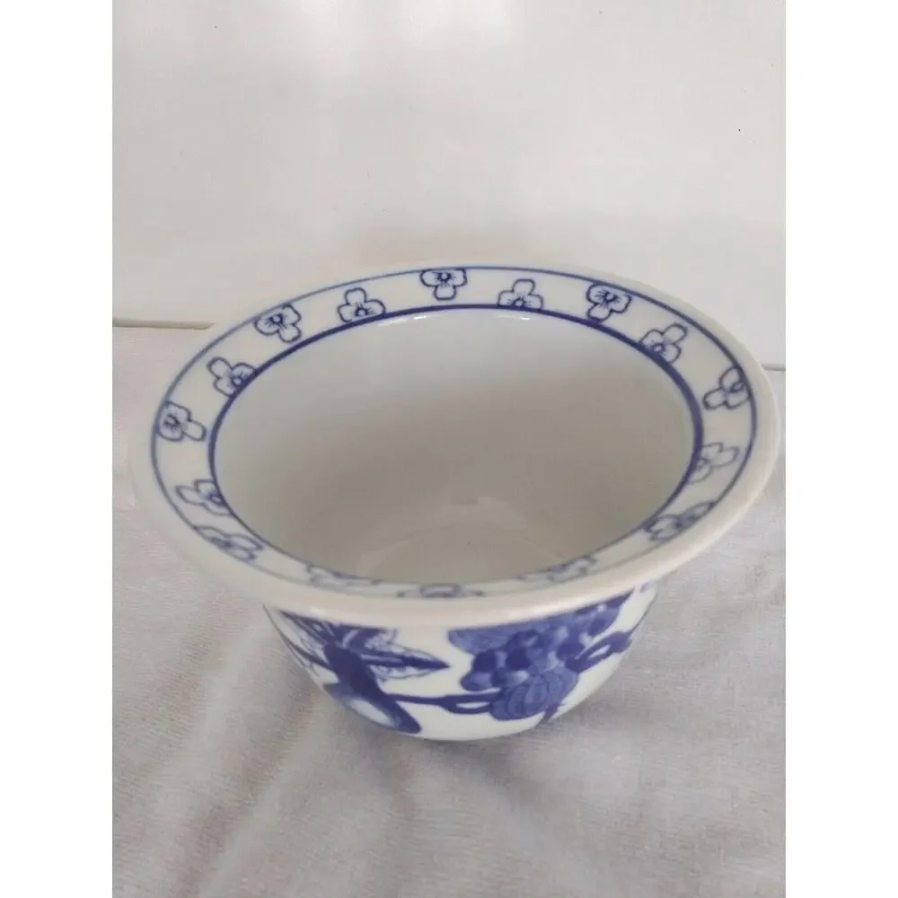 Vintage Asian Flower Pot 6